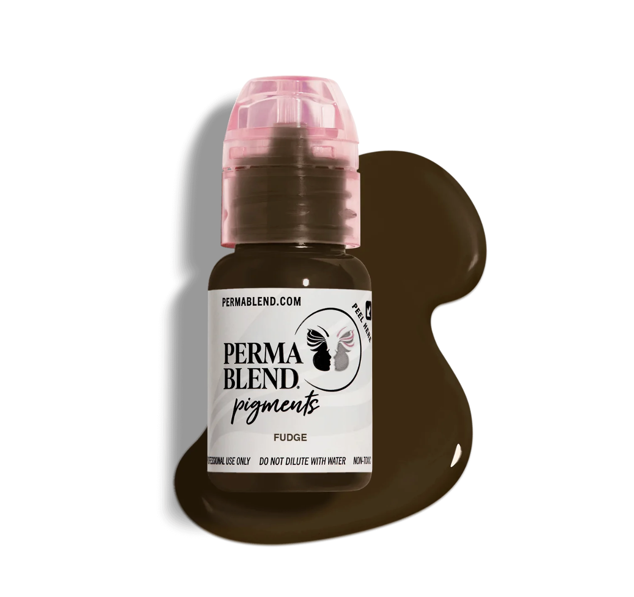 Perma Blend Fudge 1/2 oz 15 ml Kaş İçin Kalıcı Makyaj Boyası Permablend