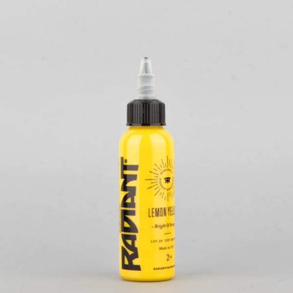 Radiant Lemon Yellow 1 oz 30 ml Limon Sarısı Dövme Boyası