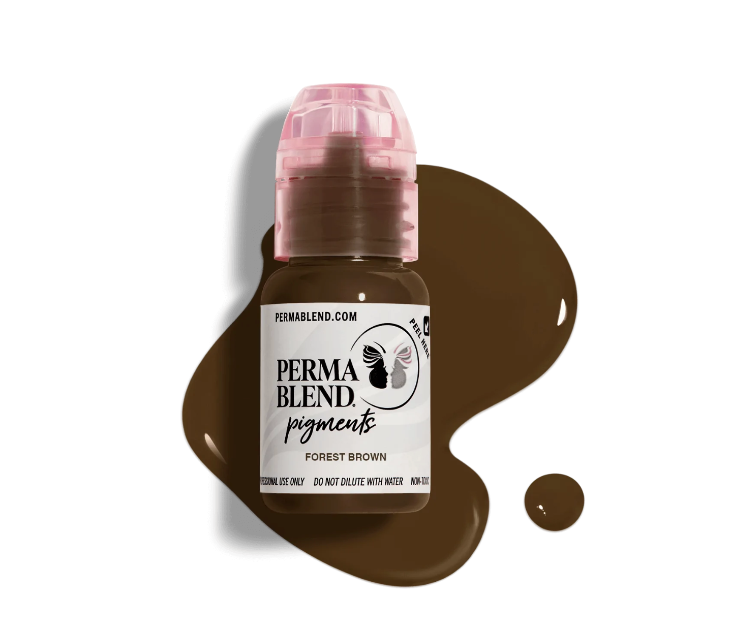 Perma Blend Forest Brown 1/2 oz 15 ml Kaş İçin Kalıcı Makyaj Boyası Permablend