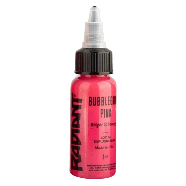 Radiant Bubblegum Pink 1 oz 30 ml Pembe Dövme Boyası