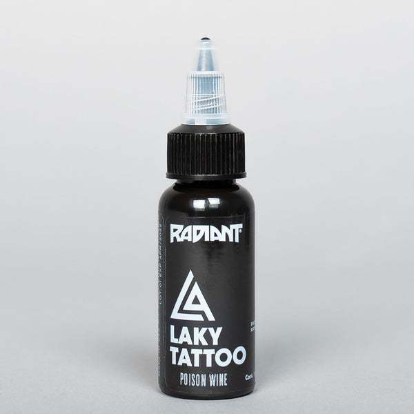 Radiant Poison Wine 1 oz 30 ml Siyahımsı Bordo Dövme Boyası
