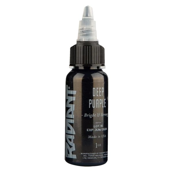 Radiant Deep Purple 1 oz 30 ml Koyu Mor Dövme Boyası