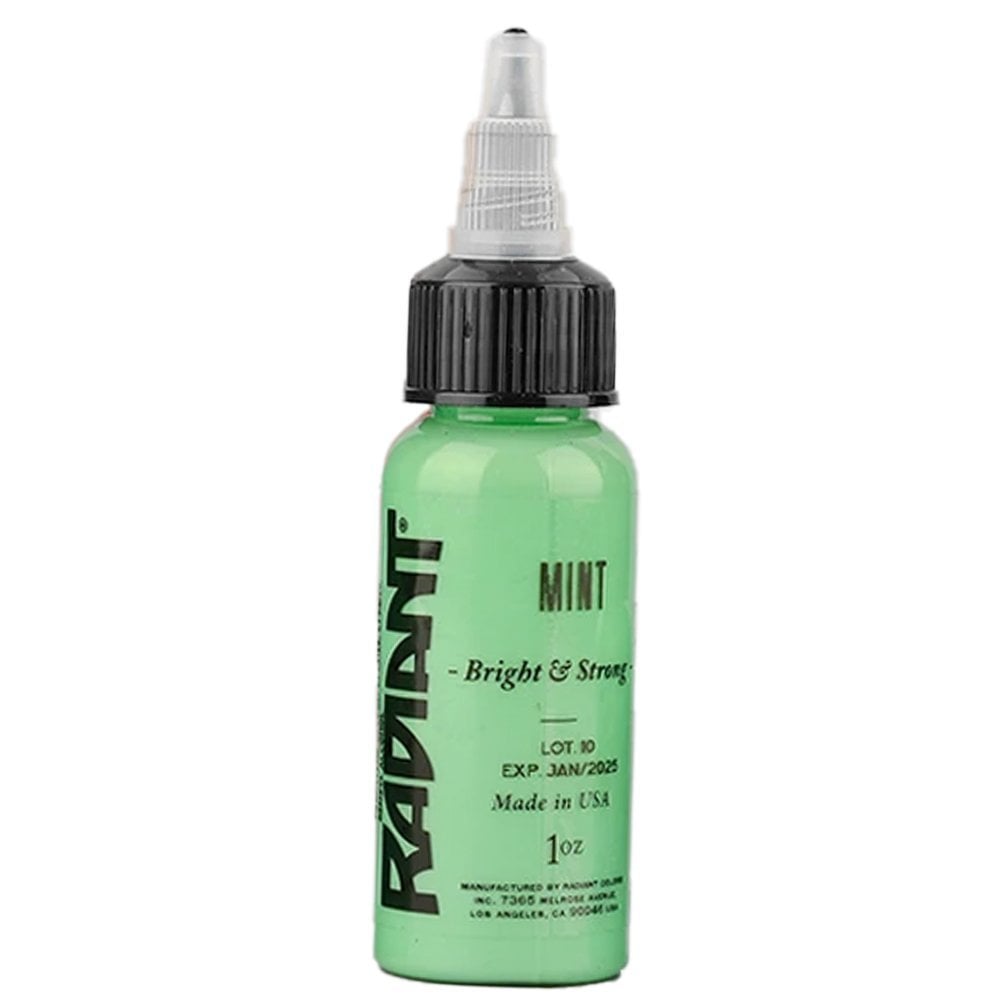Radiant Mint 1 oz 30 ml Açık Yeşil Dövme Boyası