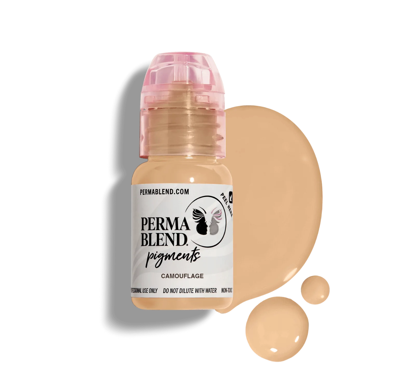 Perma Blend Camouflage 1/2 oz 15 ml Kamuflaj İçin Kalıcı Makyaj Boyası Permablend