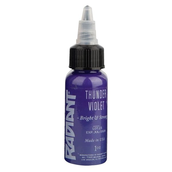 Radiant Thunder Violet 1 oz 30 ml Koyu Mor Dövme Boyası