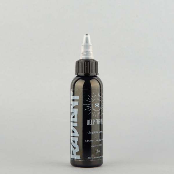 Radiant Deep Purple 2 oz 60 ml Koyu Mor Dövme Boyası