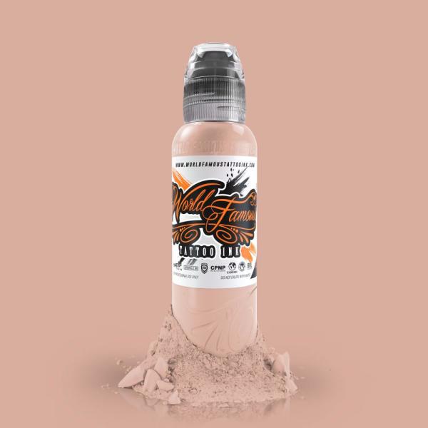 Bright World Famous Tattoo Ink 1 oz 30 ml Peach Tan Tattoo Paint
