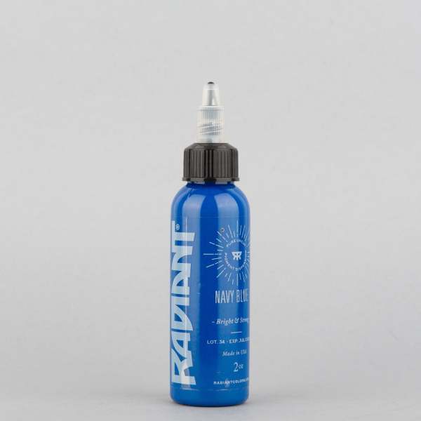 Radiant Navy Blue 1 oz 30 ml Koyu Mavi Dövme Boyası