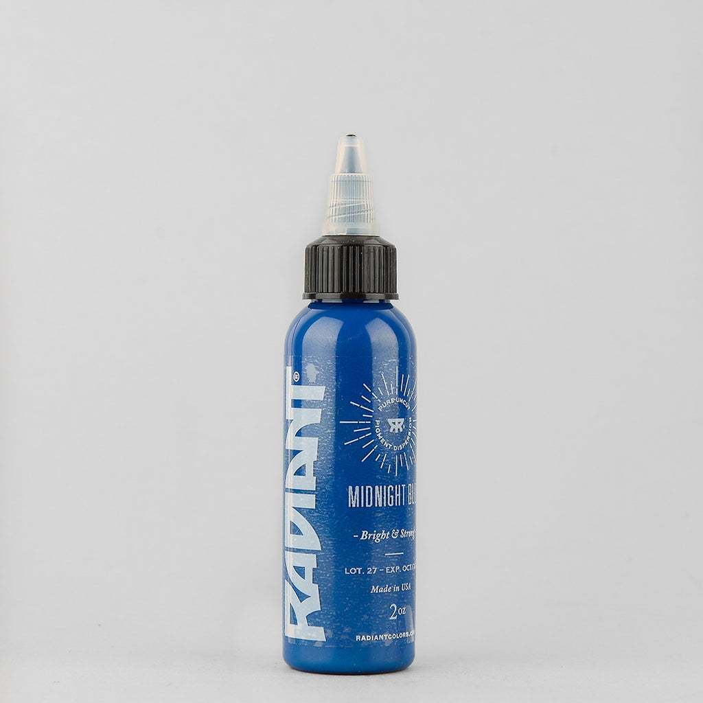 Radiant Midnight Blue 2 oz 60 ml Koyu Mavi Dövme Boyası