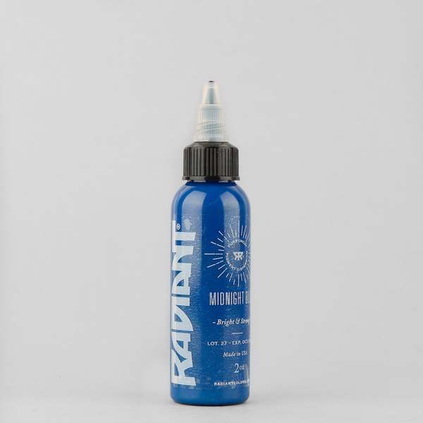 Radiant Midnight Blue 2 oz 60 ml Koyu Mavi Dövme Boyası