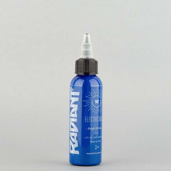 Radiant Electric Blue 1 oz 30 ml Koyu Mavi Dövme Boyası