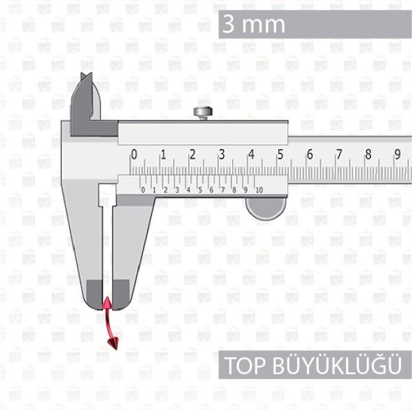 10 Adet Cerrahi Çelik Çift Spike Kırmızı Kaş Piercing