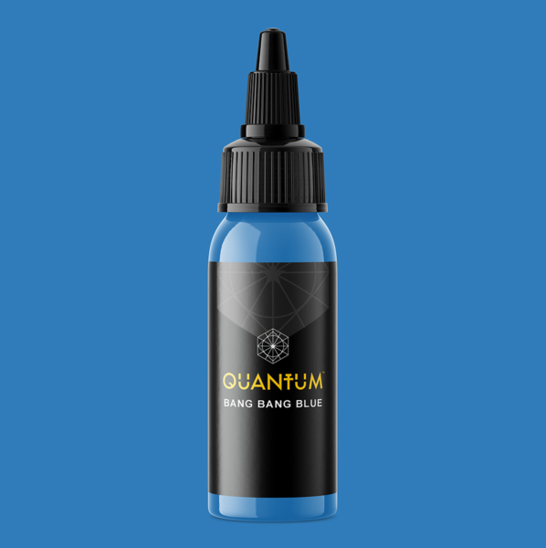 Quantum Bang Bang Blue Açık Mavi Dövme Boyası 1 oz 30 ml