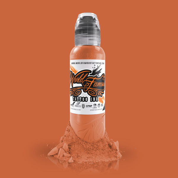 World Famous Tattoo Ink 1 oz Cheetah Skin 30ml Light Brown Tattoo Paint