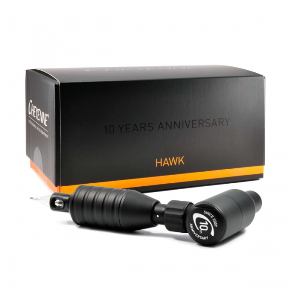 Cheyenne Hawk - Classic - Matt Black - 10th Anniversary Edition 10. Yıl Özel Seri Mat Siyah Dövme Makinesi