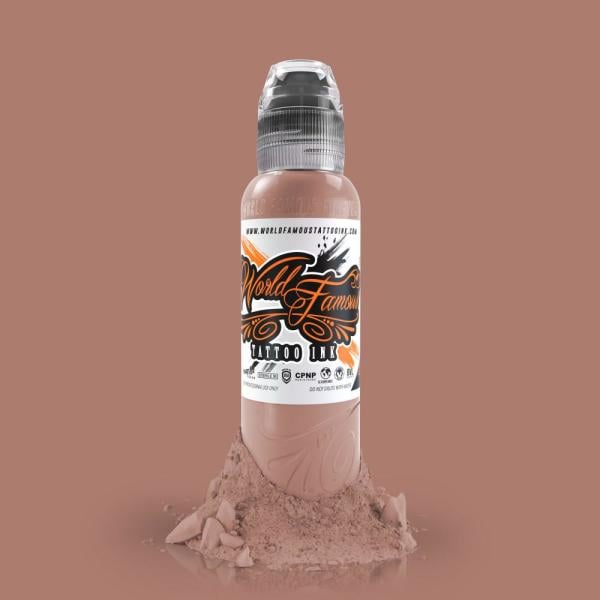 World Famous Cool Peach Tattoo Ink 1 oz 30 ml Tattoo Paint