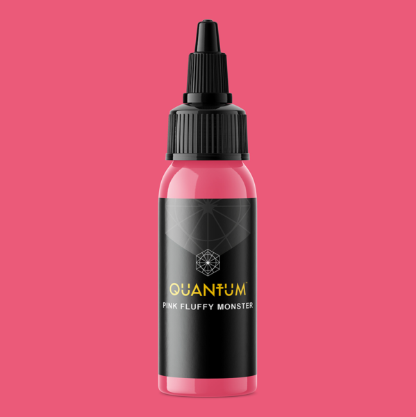 Quantum Pink Fluffy Monster Parlak Sakız Pembe Dövme Boyası 1 oz 30 ml