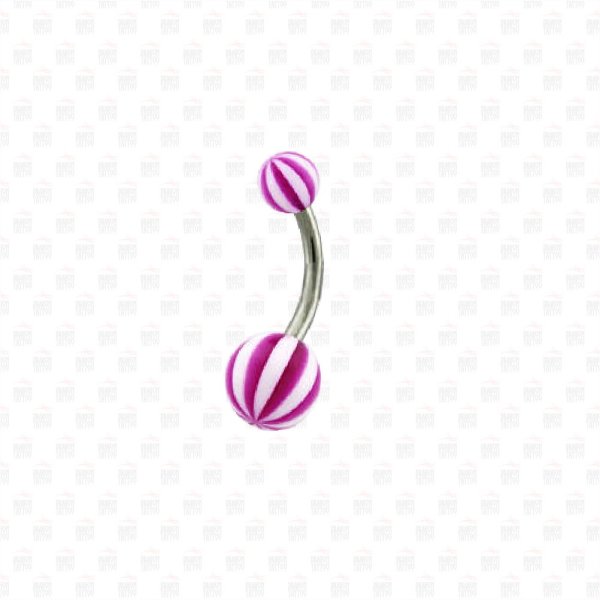 Cerrahi Çelik Akrilik Göbek Piercing