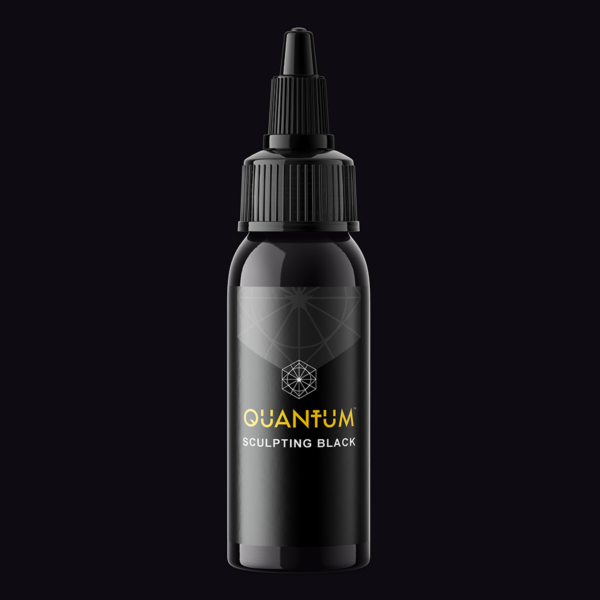 Quantum Sculpting Black Çok Yoğun Siyah Dolgu için Dövme Boyası 1 oz 30 ml