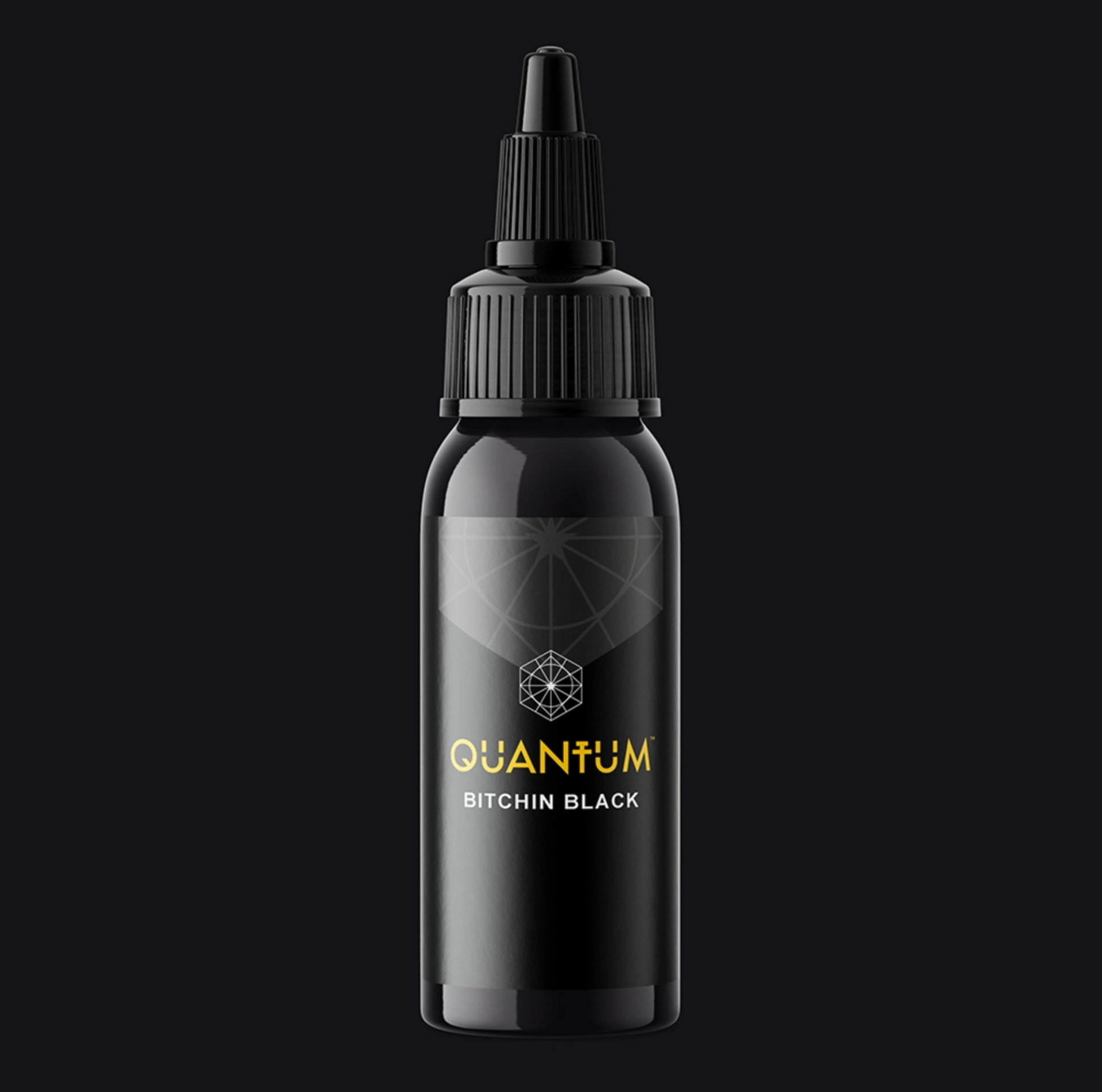 Quantum Bitchin Black Yoğun Siyah Dolgu Dövme Boyası 8 oz 240 ml