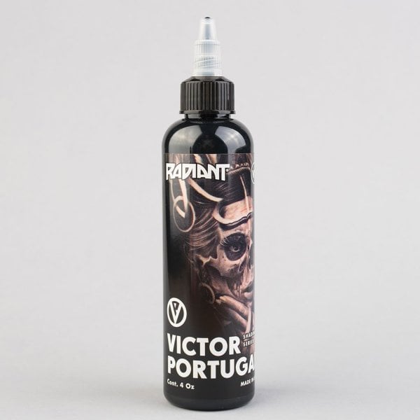 Radiant Portugal Victor V2 Black Shadow verf 4 oz 120 ml Tattoo