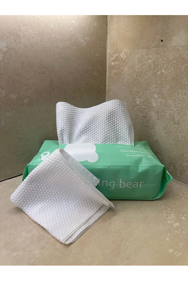 Spring Bear Dövme Temizleme, Kurulama ve Silme Havlusu 50 Yaprak 20cm x 20cm