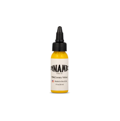 Dynamic Canary Yellow 1 oz 30 ml Parlak Sarı Dövme Boyası