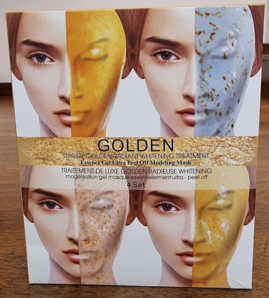 Luxury Golden Radiant Whitening Treatment 4 Set Beyazlatıcı Altın Yüz Maskesi