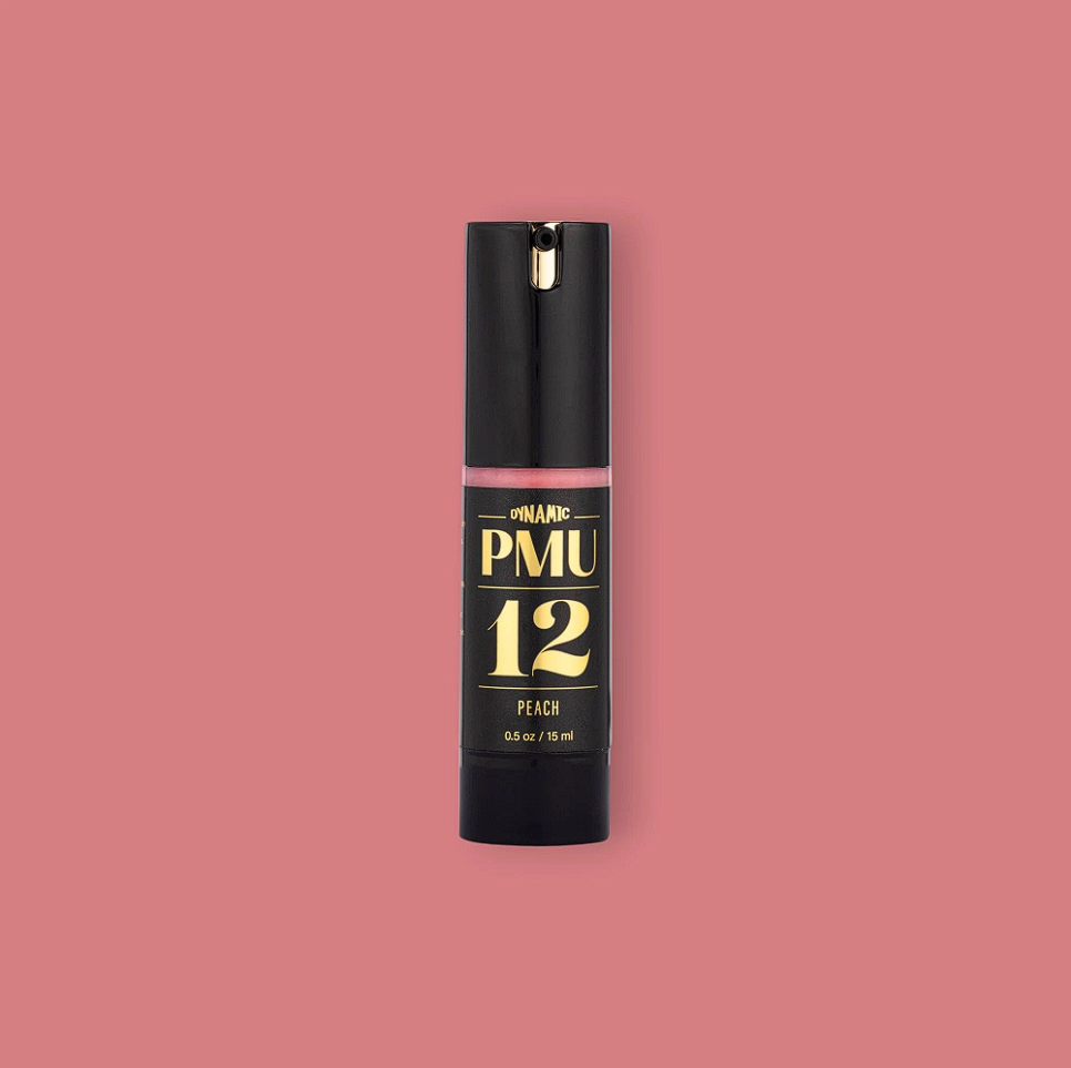 Dynamic PMU Ink Kalıcı Makyaj Boyası 15 ml - 1/2 oz Şeftali Rengi 12 - PEACH