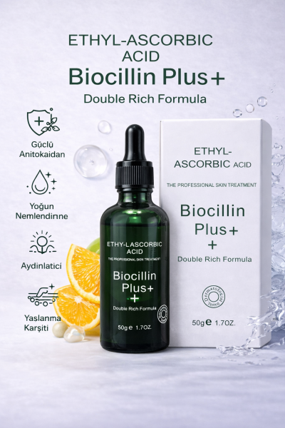 Biocillin Plus Ethy-Lascorbic Acid Cilt Bakım Serumu 50ml