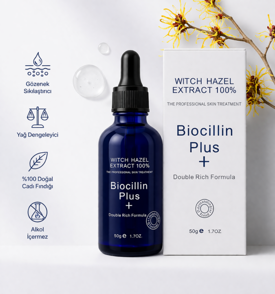 Biocillin Plus Witch Hazel Extract 100% Cilt Bakım Serumu 50ml