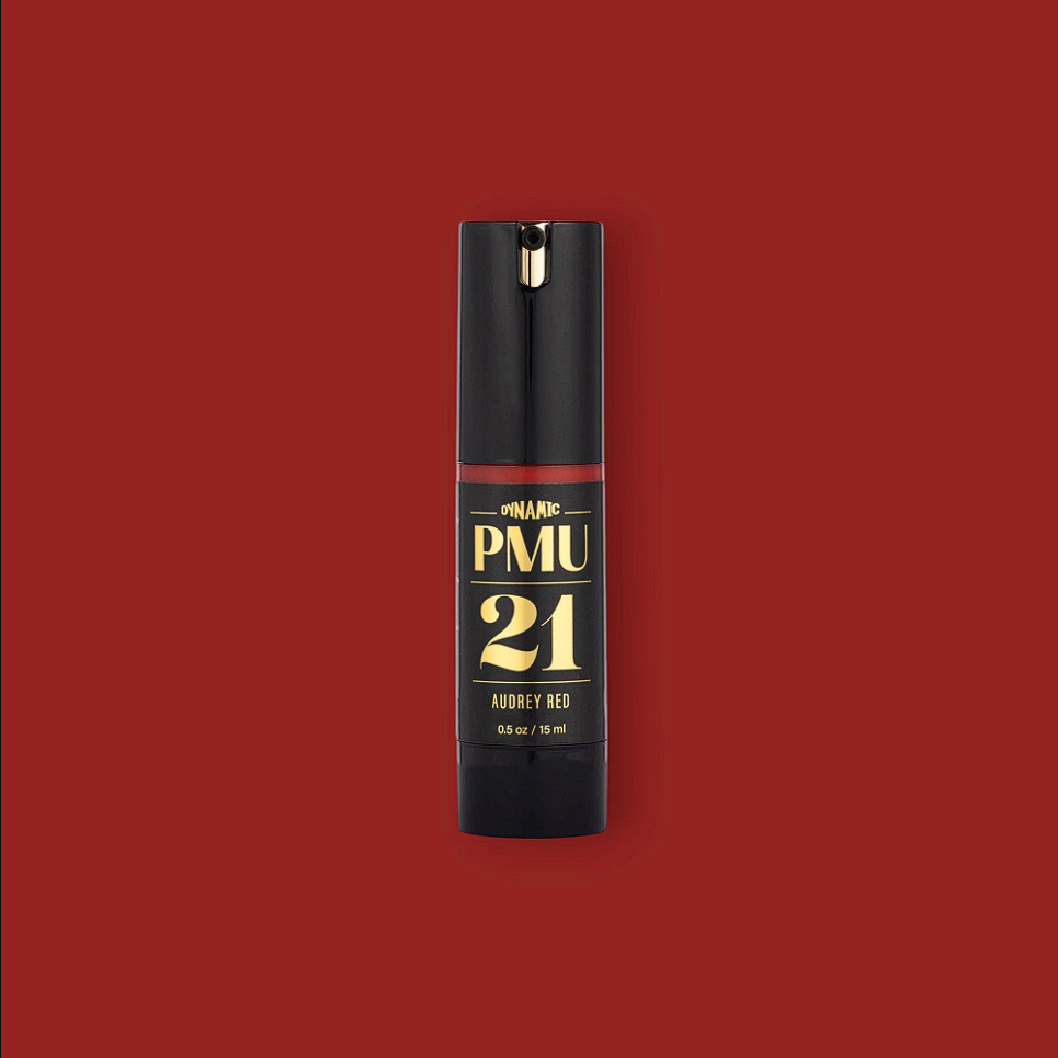 Dynamic PMU Ink Kalıcı Makyaj Boyası 15 ml - 1/2 oz Koyu Kırmızı 21 - AUDREY RED
