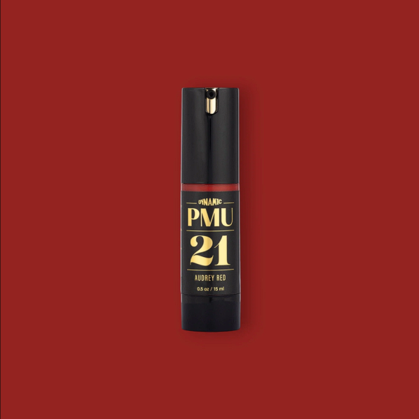 Dynamic PMU Ink Kalıcı Makyaj Boyası 15 ml - 1/2 oz Koyu Kırmızı 21 - AUDREY RED