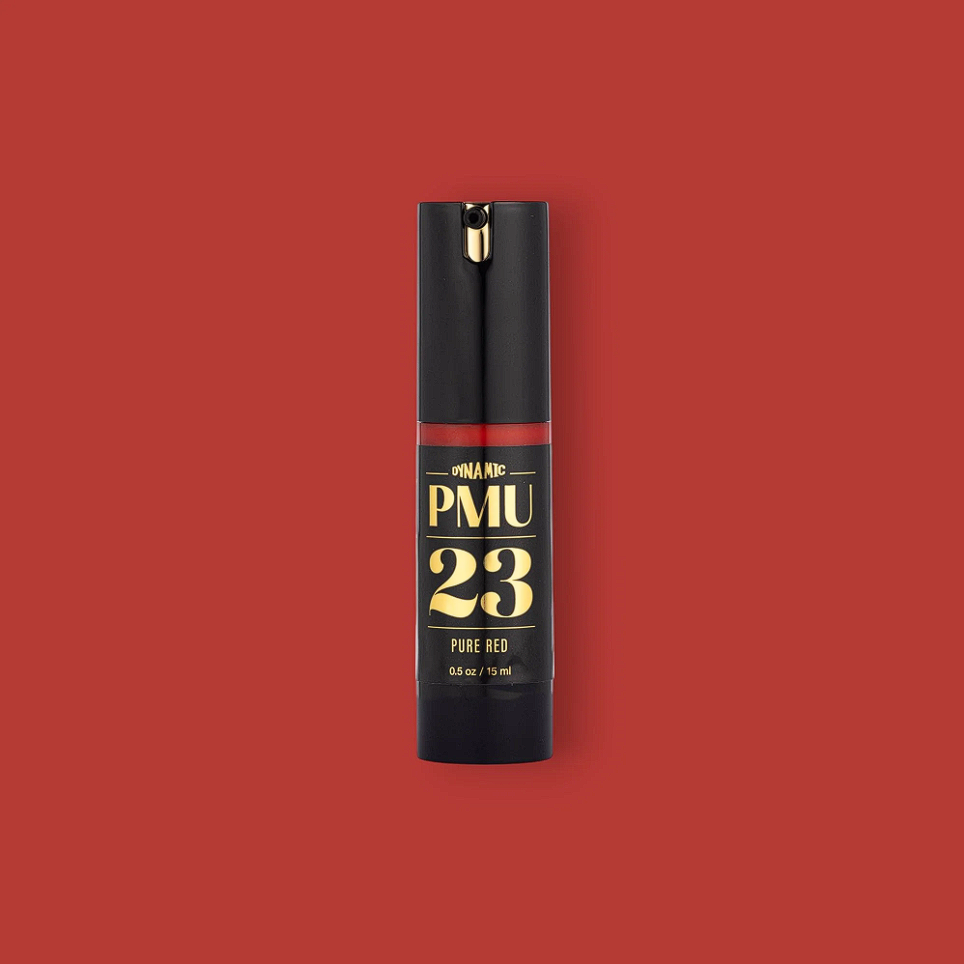 Dynamic PMU Ink Kalıcı Makyaj Boyası 15 ml - 1/2 oz Kırmızı 23 - PURE RED