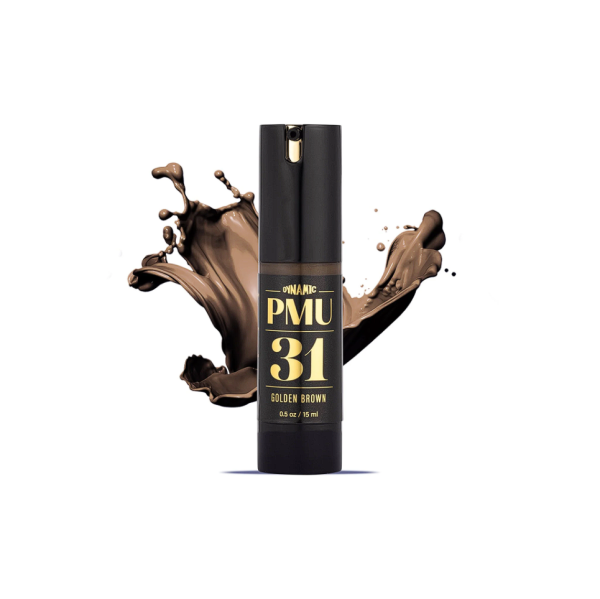 Dynamic PMU Ink Kalıcı Makyaj Boyası 15 ml - 1/2 oz Açık Kahverengi 31 - GOLDEN BROWN