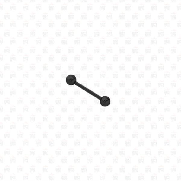 Cerrahi Çelik Siyah Göğüs Piercing