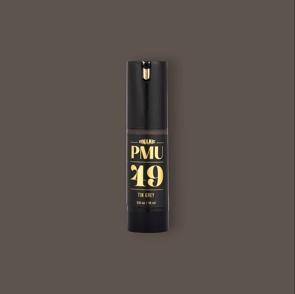 Dynamic PMU Ink Kalıcı Makyaj Boyası 15 ml - 1/2 oz Koyu Gri 49 - TIN GREY