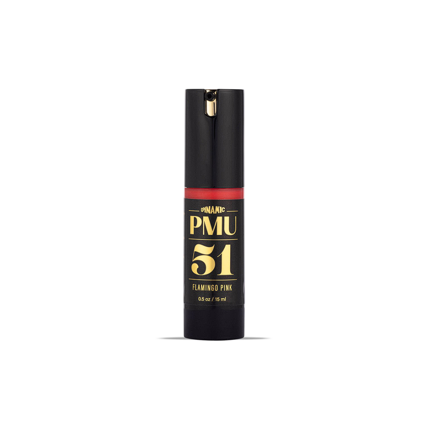 Dynamic PMU Ink Kalıcı Makyaj Boyası 15 ml - 1/2 oz Koyu Pembe 51 - FLAMINGO PINK