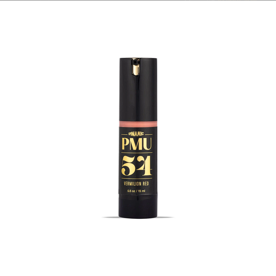 Dynamic PMU Ink Kalıcı Makyaj Boyası 15 ml - 1/2 oz Açık Kırmızı 54 - VERMILION RED