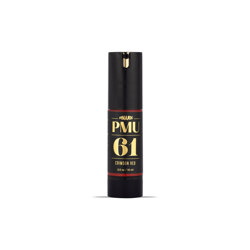 Dynamic PMU Ink Kalıcı Makyaj Boyası 15 ml - 1/2 oz Koyu Kırmızı 61 - CRIMSON RED