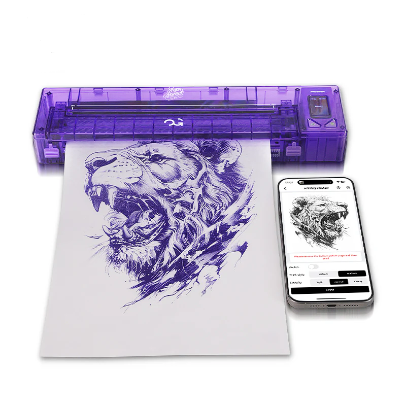OG Fury Wireless Stencil Thermal Printer Termal Dövme Transfer Yazıcısı