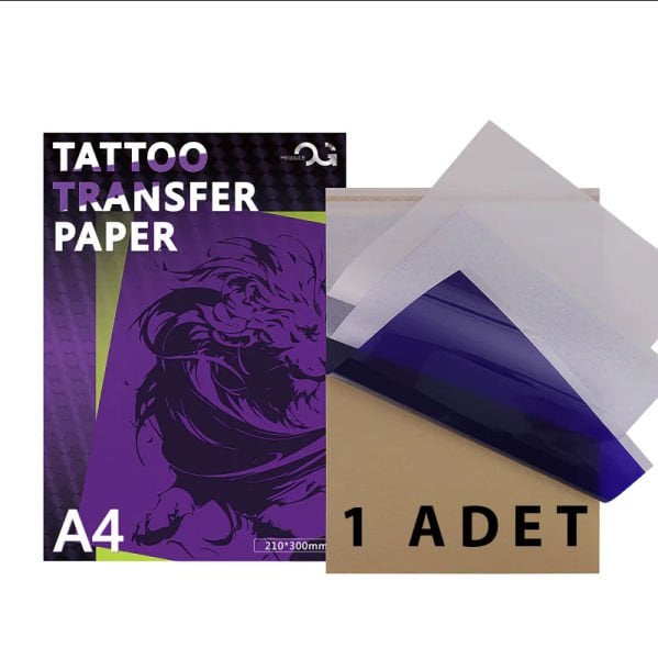 OG A4 Boyutunda El Çizimi ve Termal Makine için Karbon Transfer Kağıdı 1 Adet