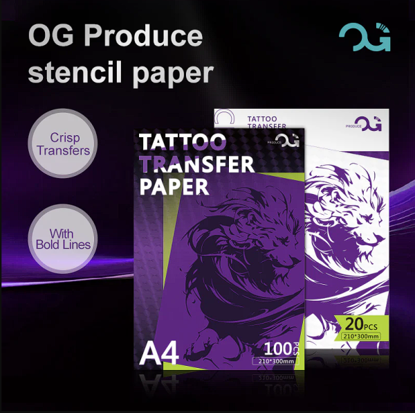 OG A4 Boyutunda El Çizimi ve Termal Makine için Karbon Transfer Kağıdı 1 Adet