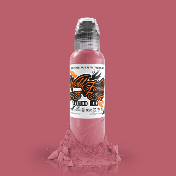 World Famous Tattoo Ink Prince Albert Pink 1/2 oz 15 ml Pembe Dövme Boyası