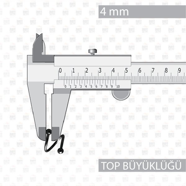 Cerrahi Çelik Siyah Burgulu Piercing