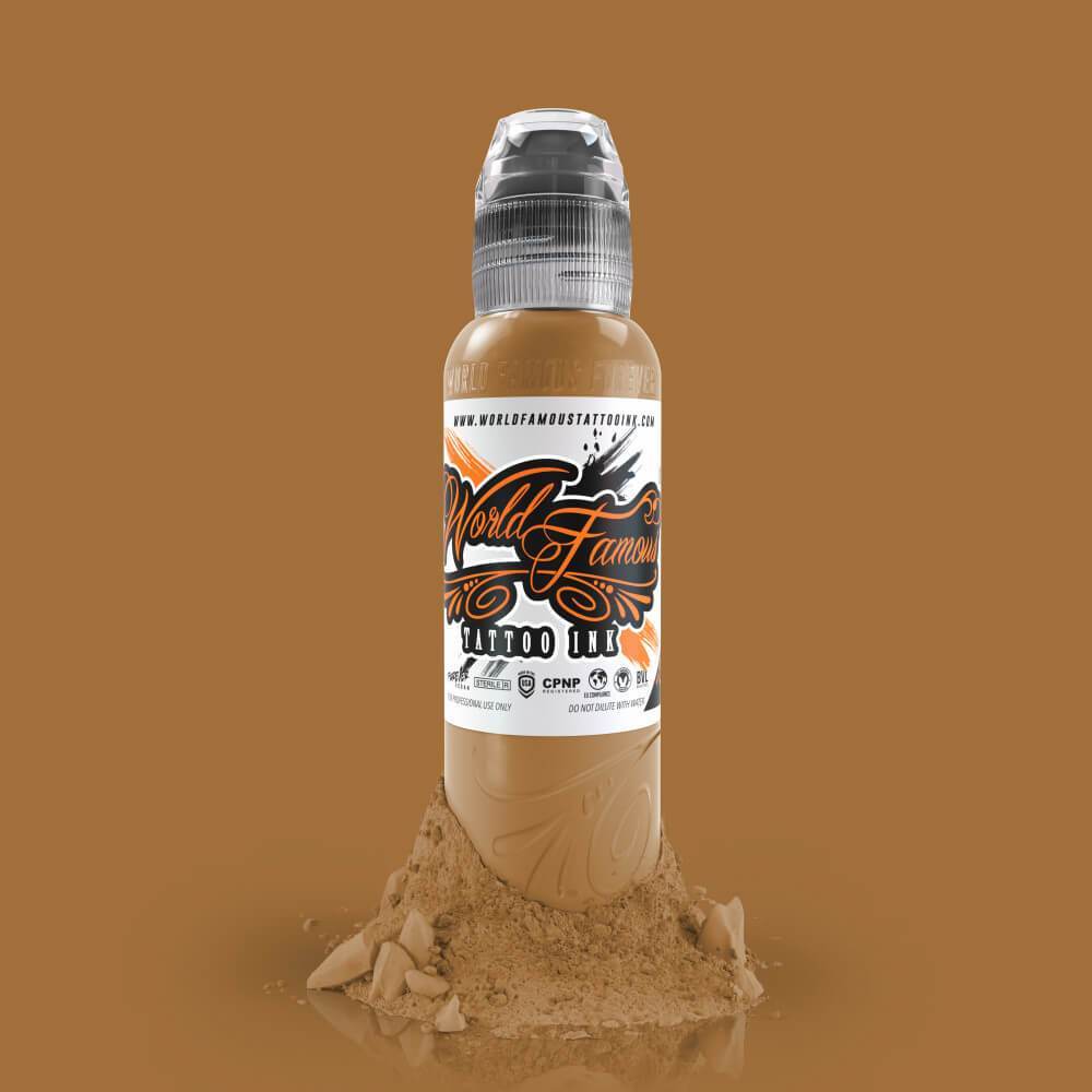 World Famous Tattoo Ink Venice 1/2 oz 15 ml Kahverengi Dövme Boyası