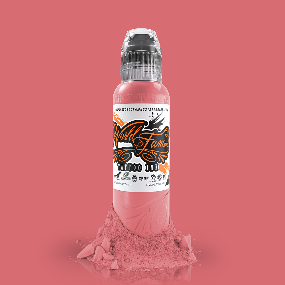 World Famous A.D. Pancho Peach 1 oz 30 ml Şeftali Rengi Dövme Boyası
