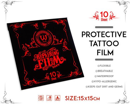 Ava Derm Defender Dövme Sonrası Koruyucu Bakım Bantı Film 15x15cm 10 Adet'li Paket