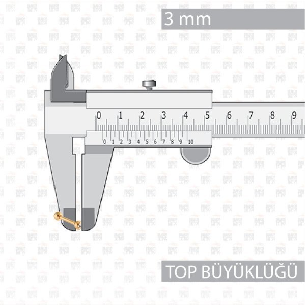 10 Adet Cerrahi Çelik Kulak Altın Sarısı Piercing