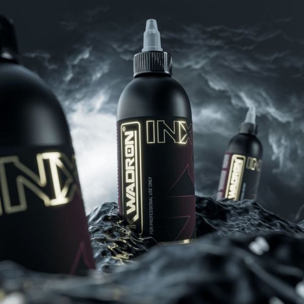 KWADRON INX Enriched Black 8 oz 240 ml Çizgi, Dolgu, Gölge Siyah Dövme Boyası